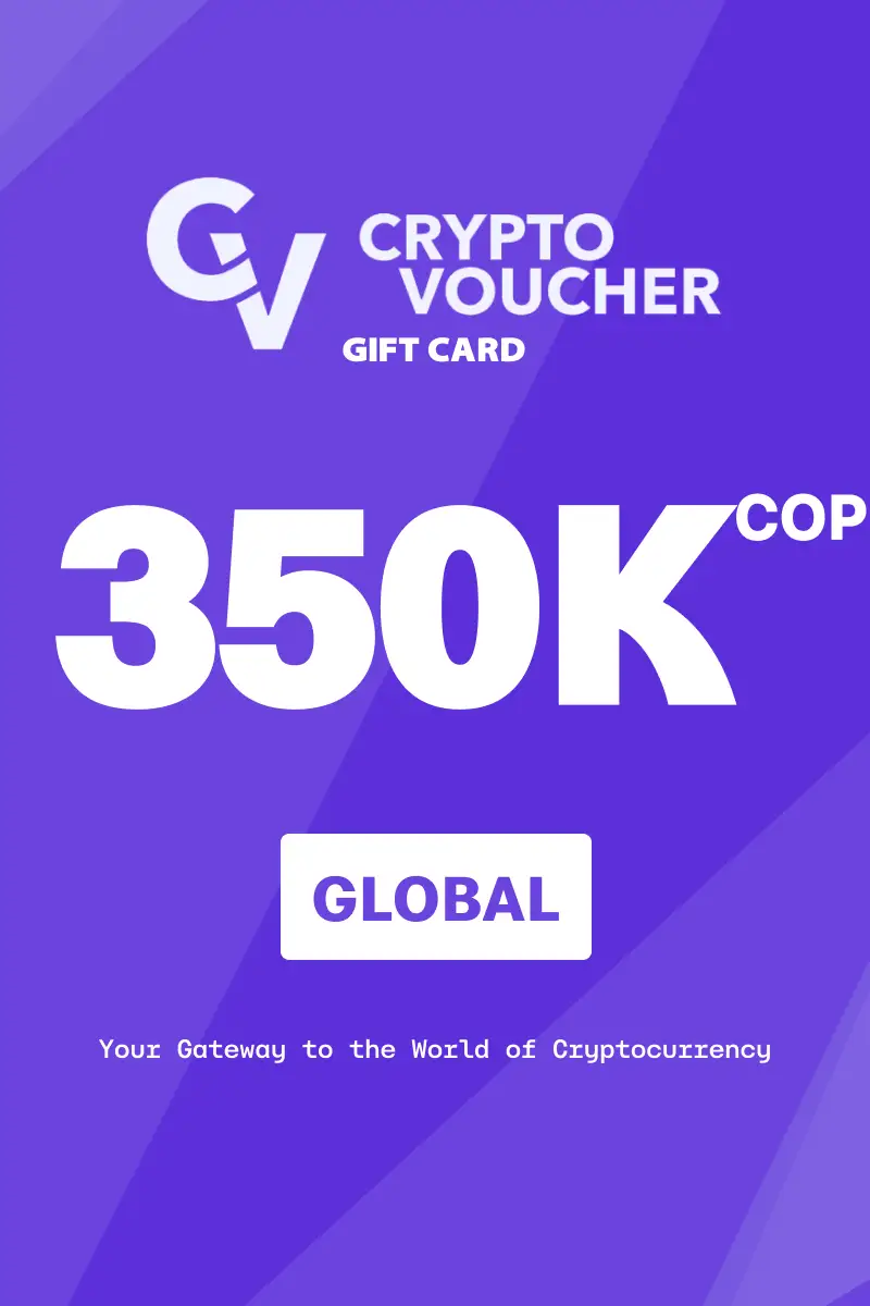 Crypto Voucher 350000 COP Gift Card (Global) - Digital Key