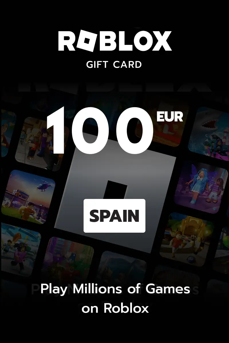 Roblox 100 EUR Gift Card (Spain) - Digital Key