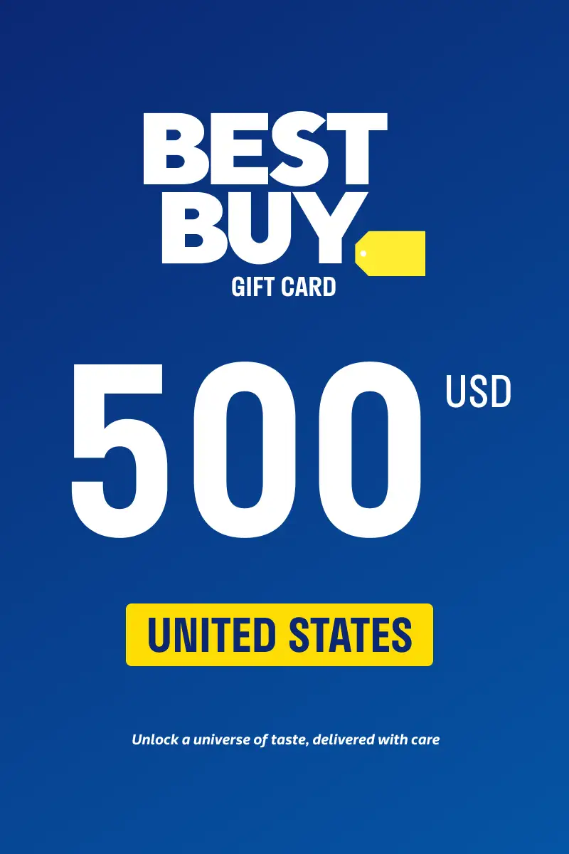 Best Buy 500 USD Gift Card (United States) - Digital Key