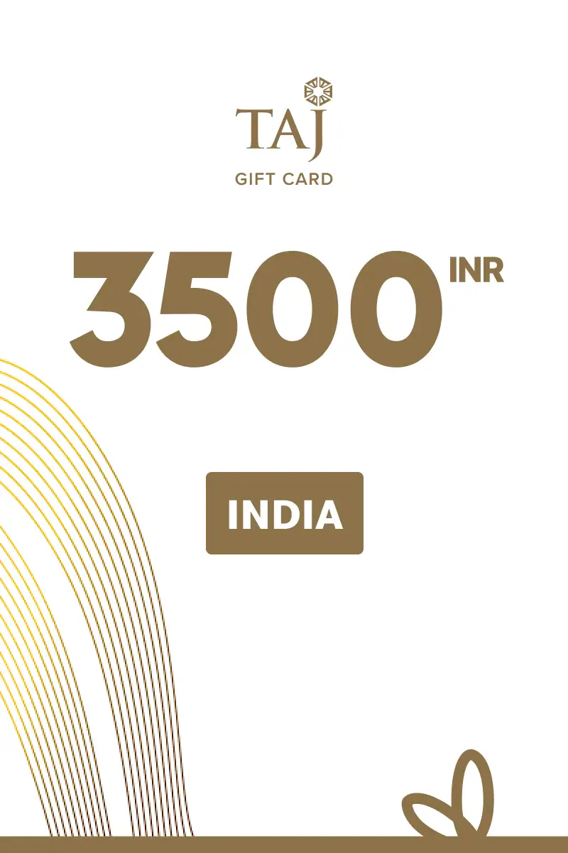 Taj Hotels 3500 INR Gift Card (India) - Digital Key