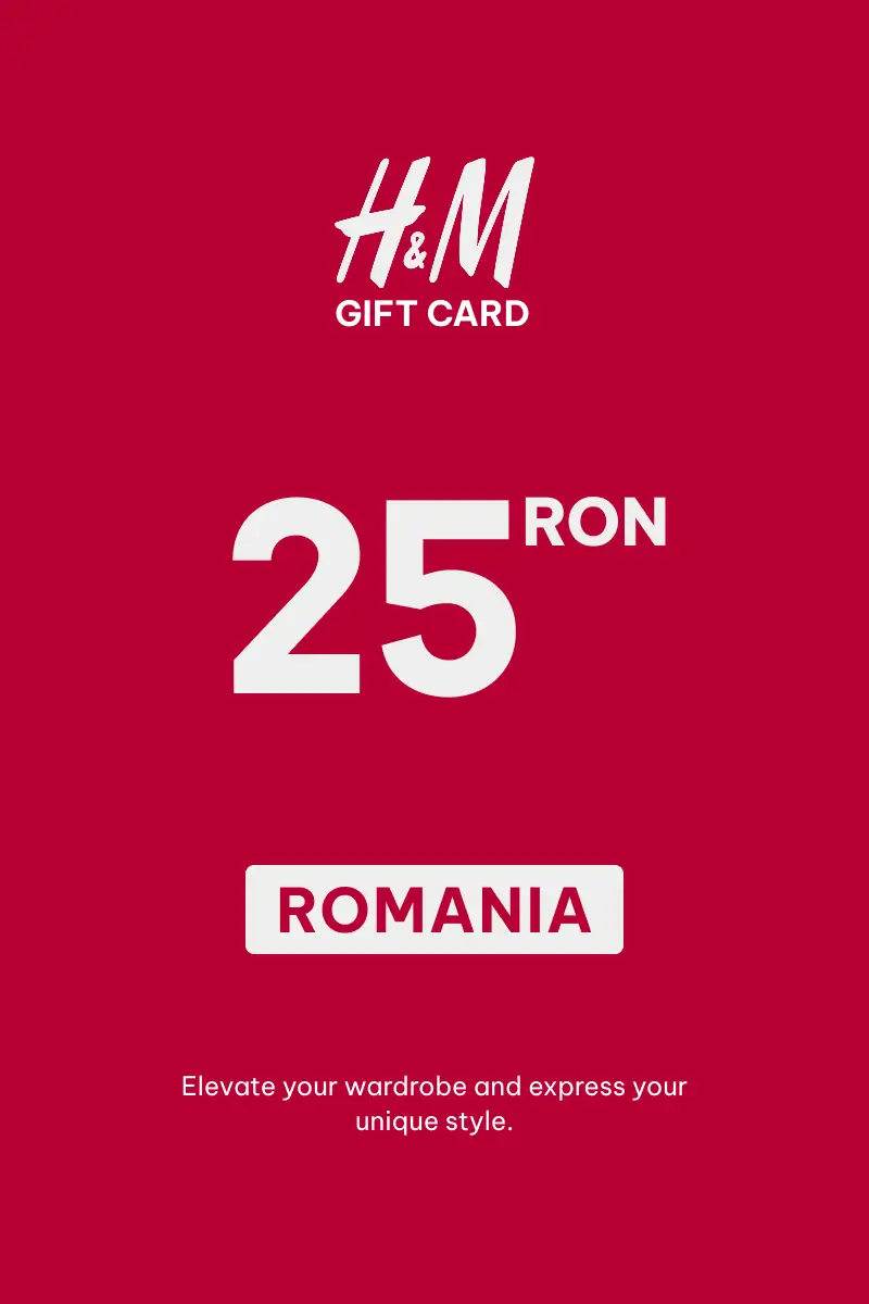 HandM 25 RON Gift Card (Romania) - Digital Key