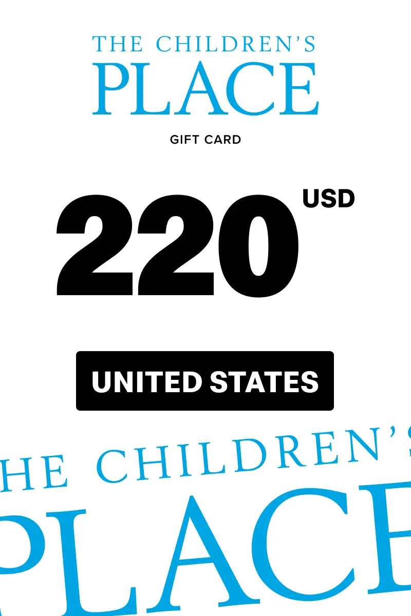 The Children's Place 220 USD Gift Card (United States) - Digital Key
