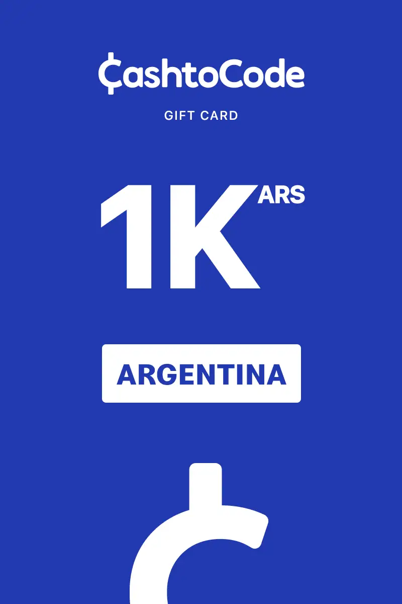 CashtoCode 1000 ARS Gift Card (Argentina) - Digital Key