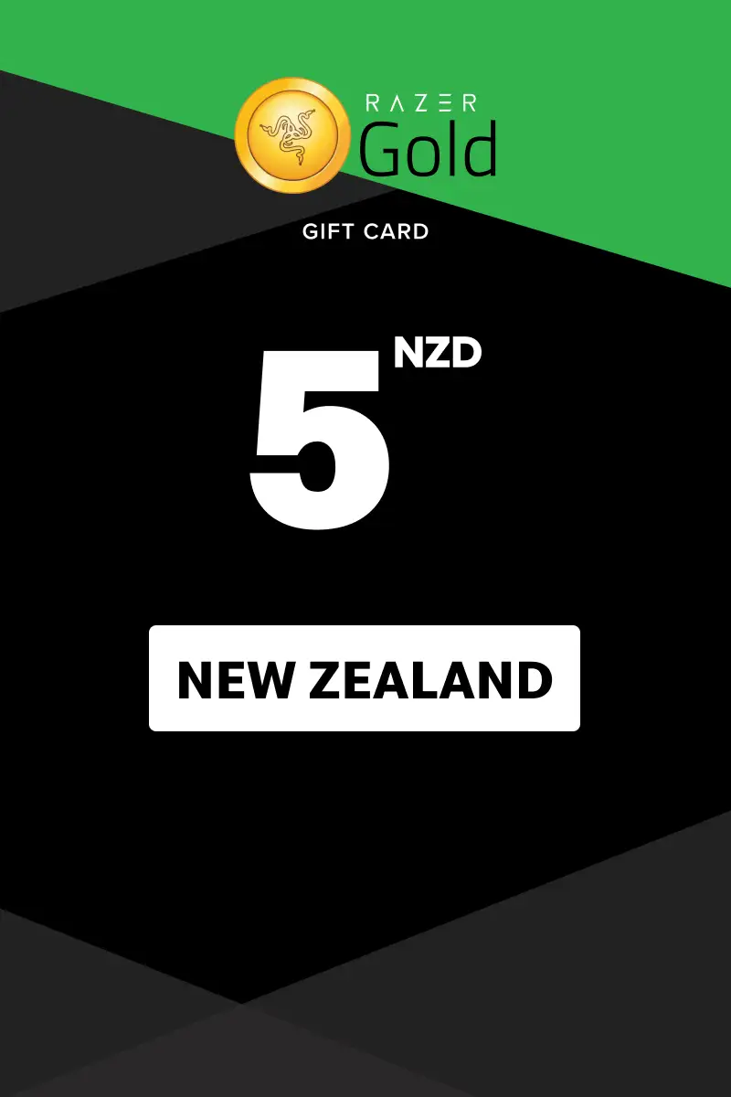 Razer Gold 5 NZD Gift Card (New Zealand) - Digital Key