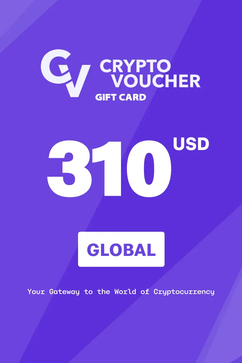 Crypto Voucher 310 USD Gift Card (Global) - Digital Key