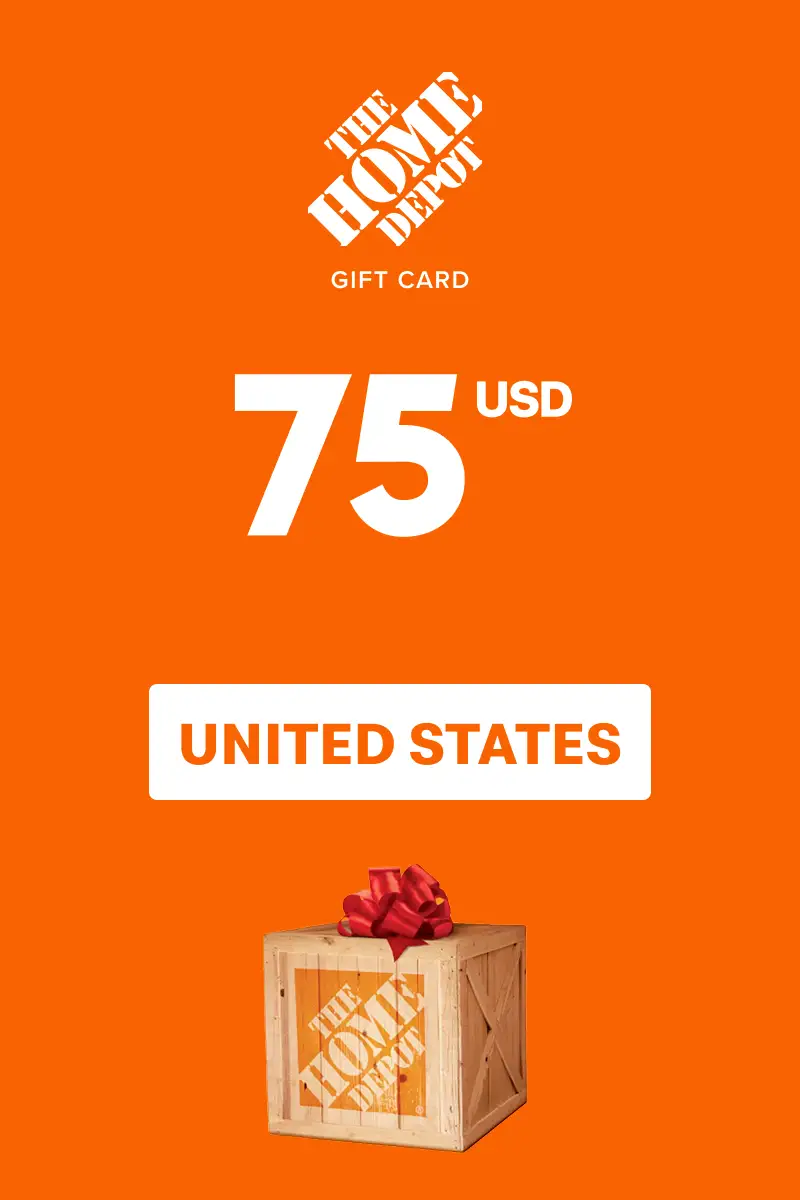 Home Depot 75 USD Gift Card (United States) - Digital Key