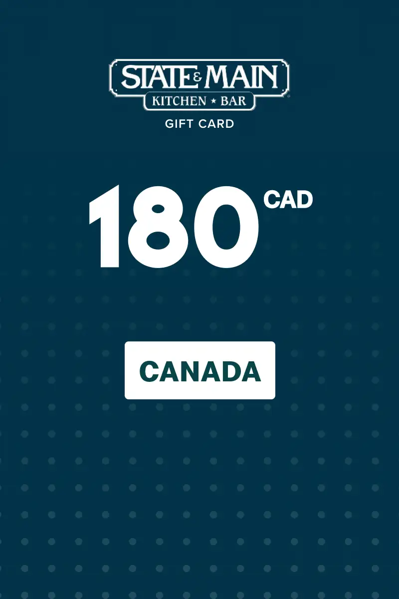 State and Main 180 CAD Gift Card (Canada) - Digital Key
