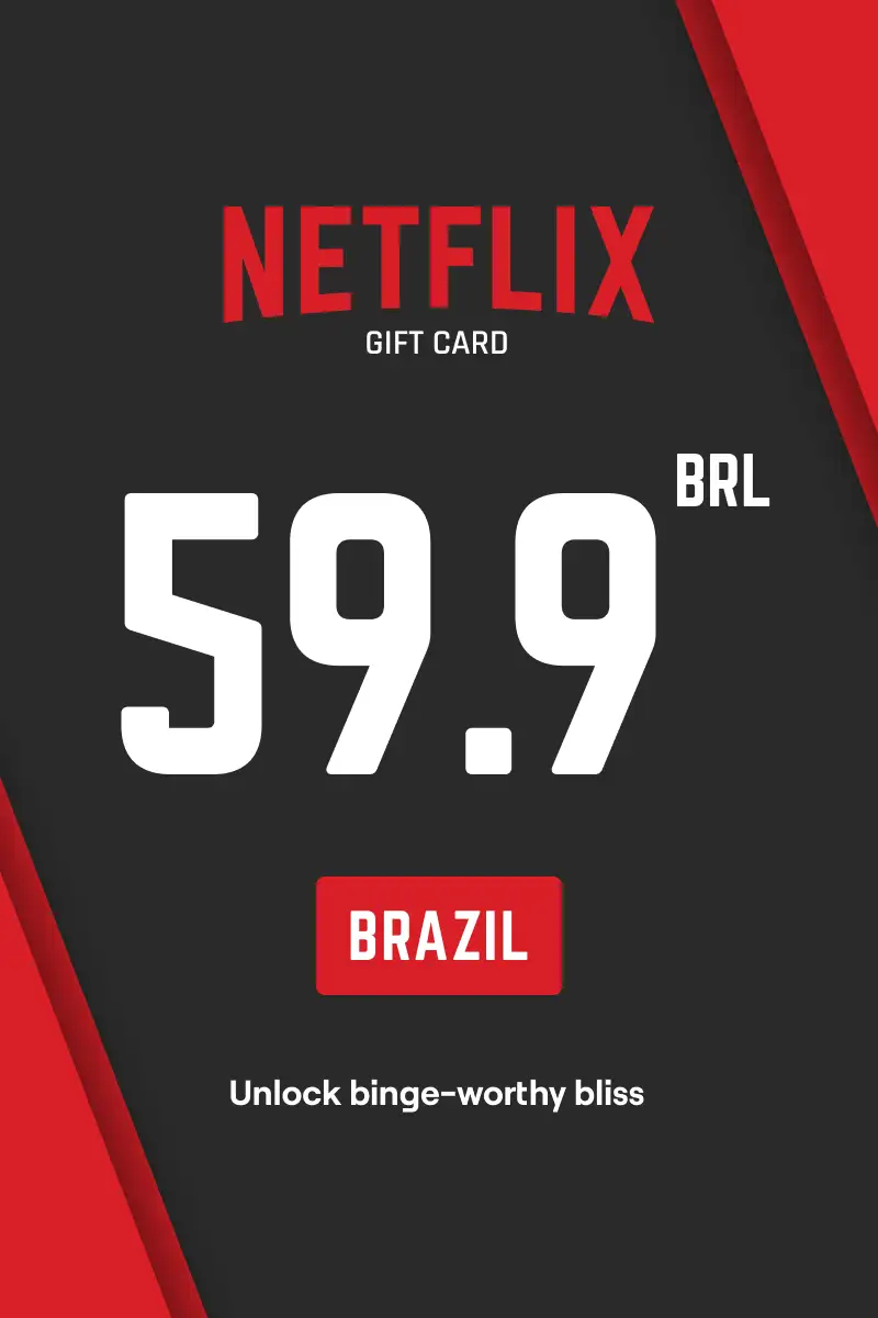 Netflix 59.90 BRL Gift Card (Brazil) - Digital Key