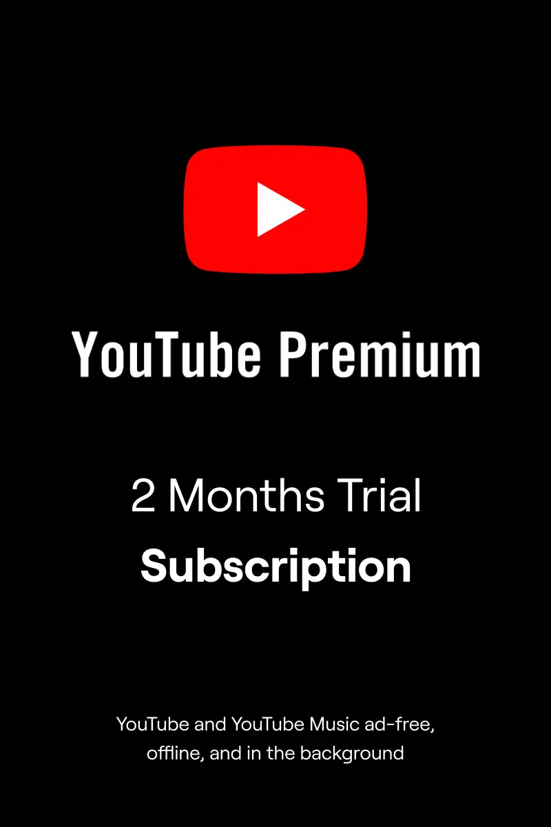 

YouTube Premium 2 Months Trial - Official Website - Digital Code