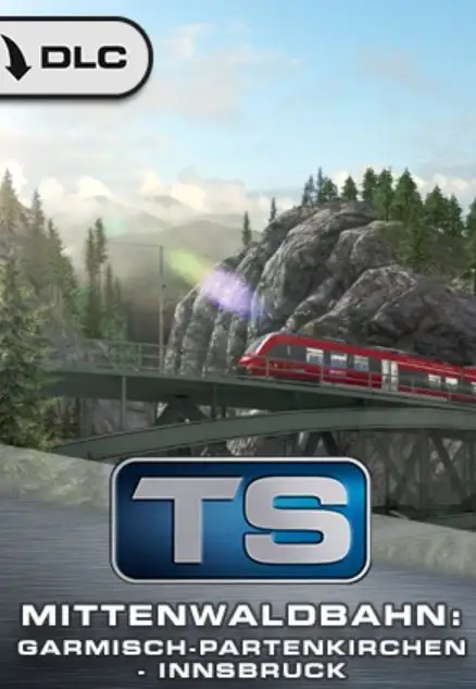 Train Simulator Mittenwaldbahn Garmisch-Partenkirchen - Innsbruck Route DLC (Global) (PC) - Steam - Digital Key