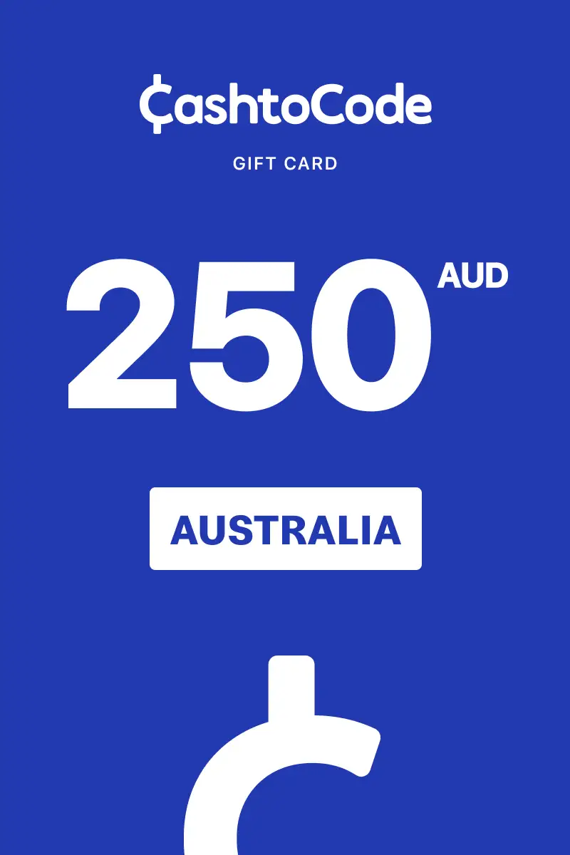 CashtoCode 250 AUD Gift Card (Australia) - Digital Key