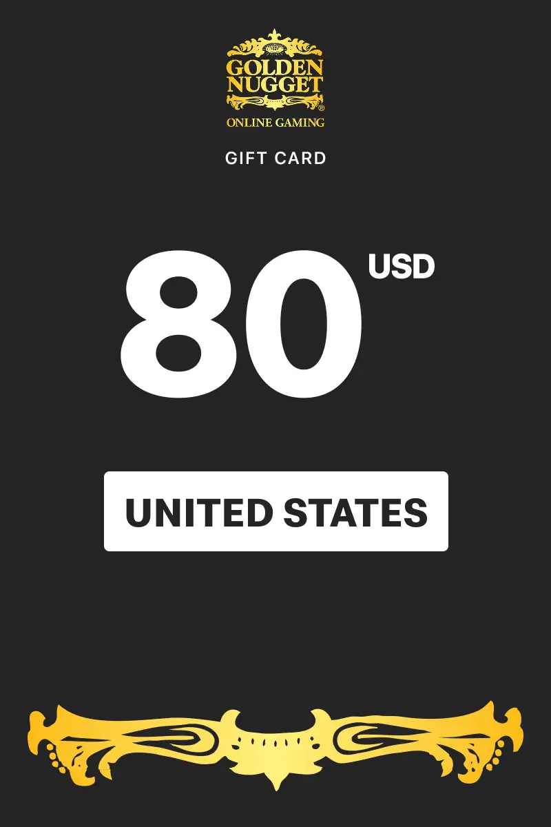 Golden Nugget Casino 80 USD Gift Card (United States) - Digital Key