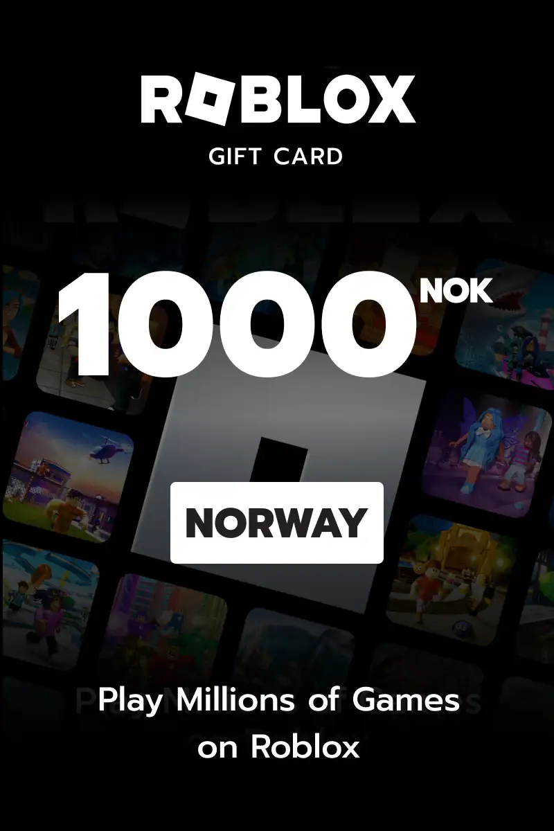 Roblox 1000 NOK Gift Card (Norway) - Digital Key