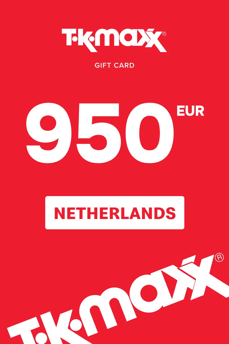 TK Maxx 950 EUR Gift Card (Netherlands) - Digital Key