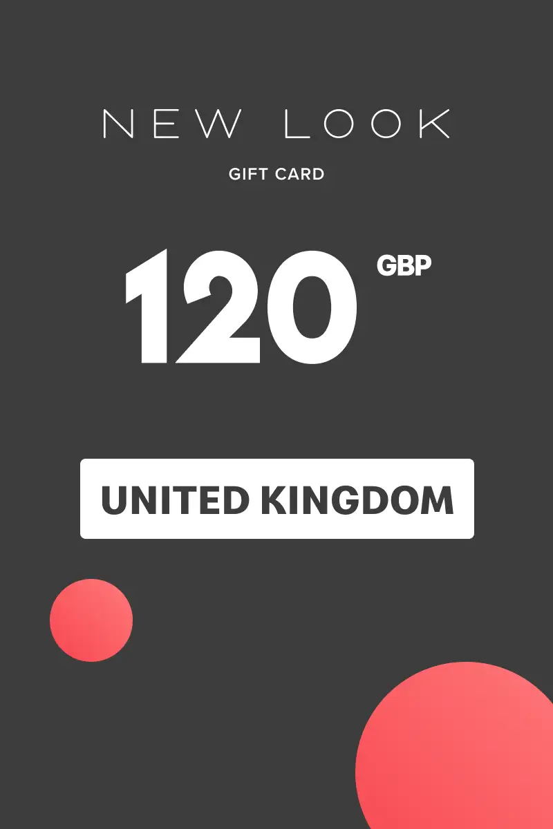 New Look 120 GBP Gift Card (United Kingdom) - Digital Key