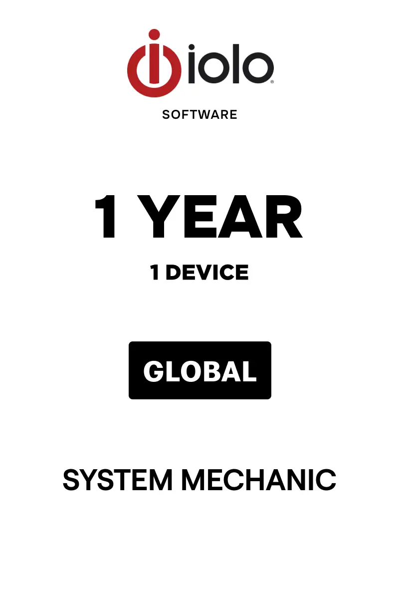 iolo System Mechanic (Global) - 1 PC 1 Year - Digital Key