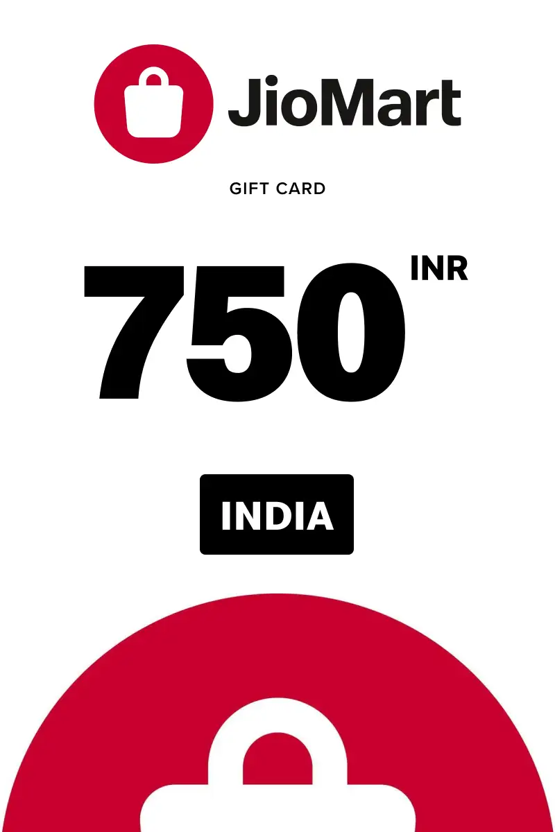 Reliance JioMart 750 INR Gift Card (India) - Digital Key