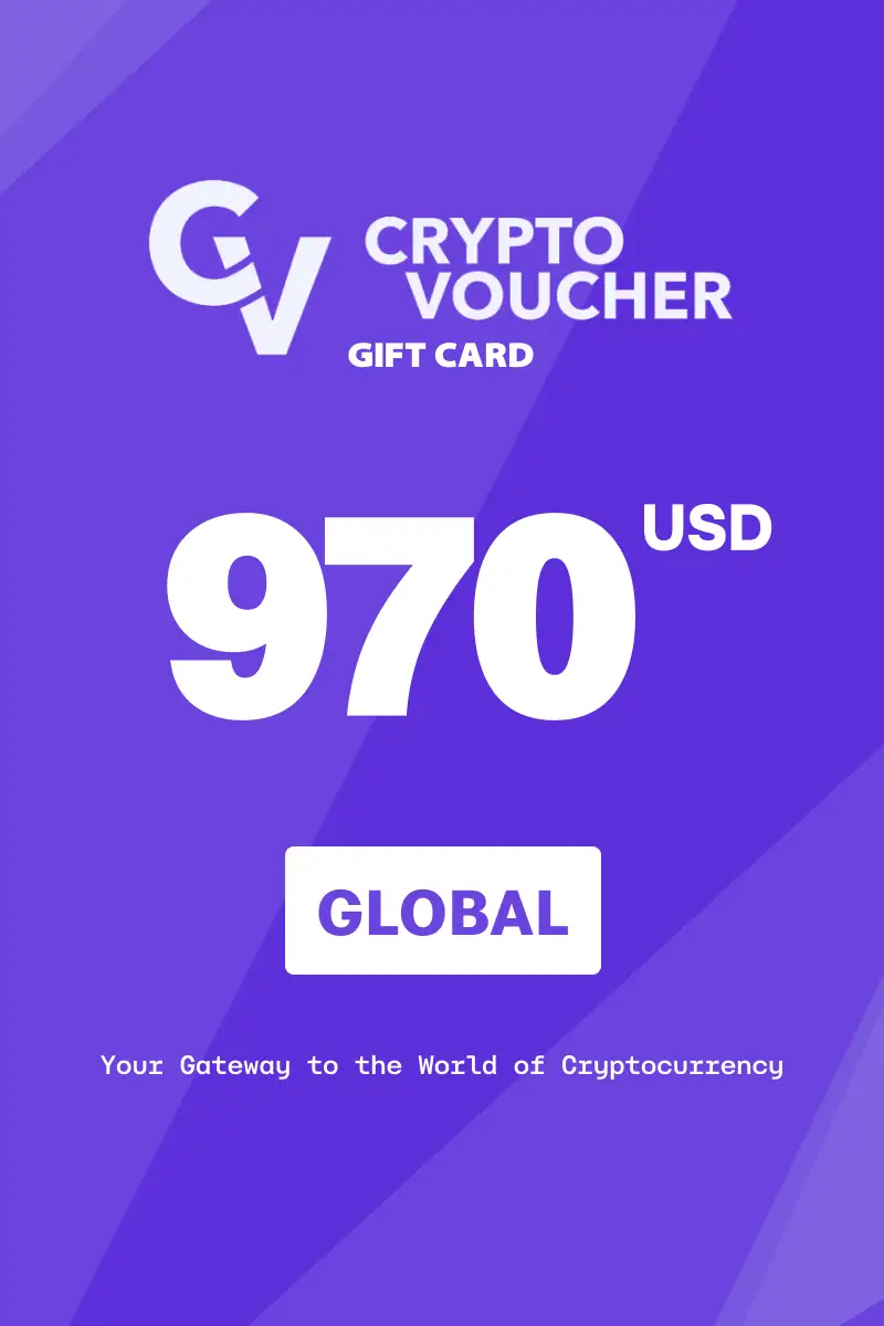 Crypto Voucher (USDC) 970 USD Gift Card (Global) - Digital Key
