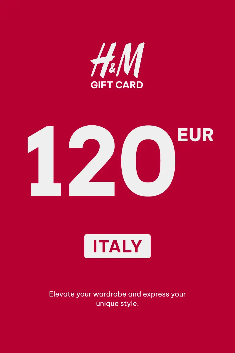 HandM 120 EUR Gift Card (Italy) - Digital Key