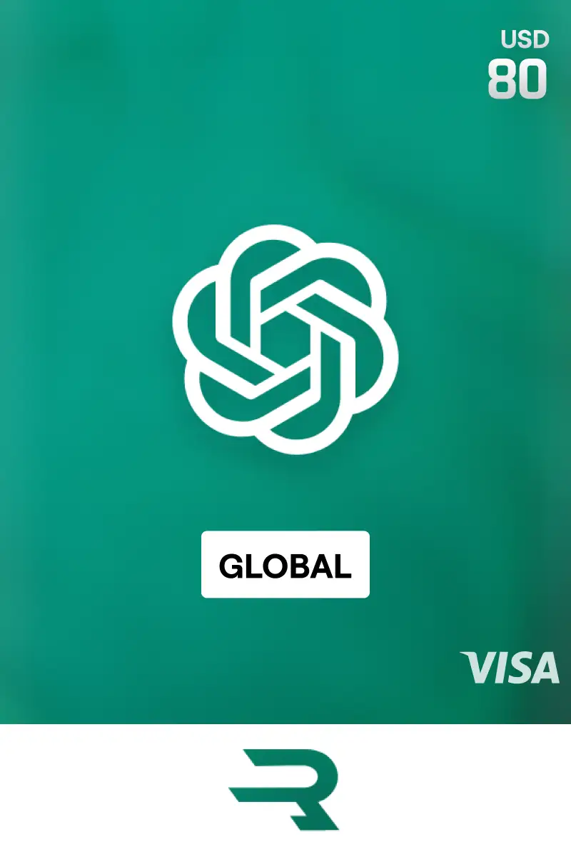 Rewarble ChatGPT 80 USD Gift Card (Global) - Rewarble - Digital Key