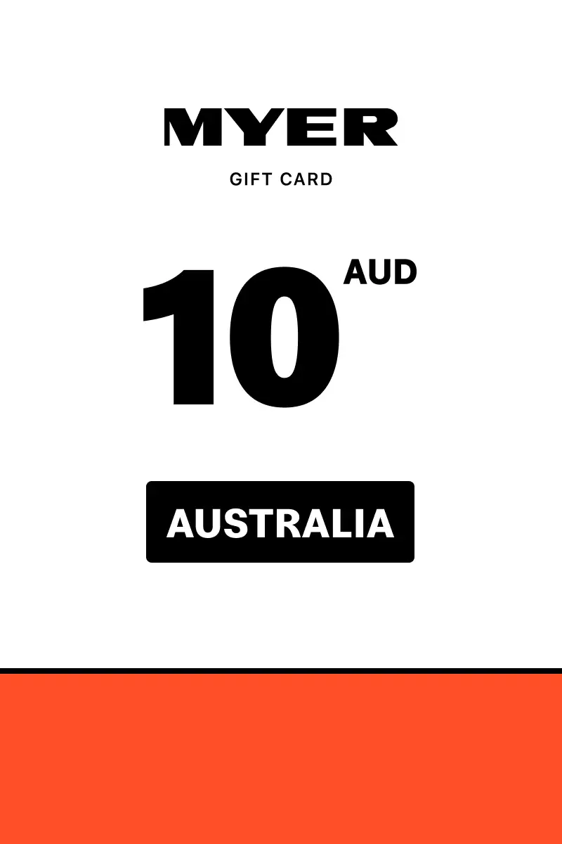 Myer 10 AUD Gift Card (Australia) - Digital Key