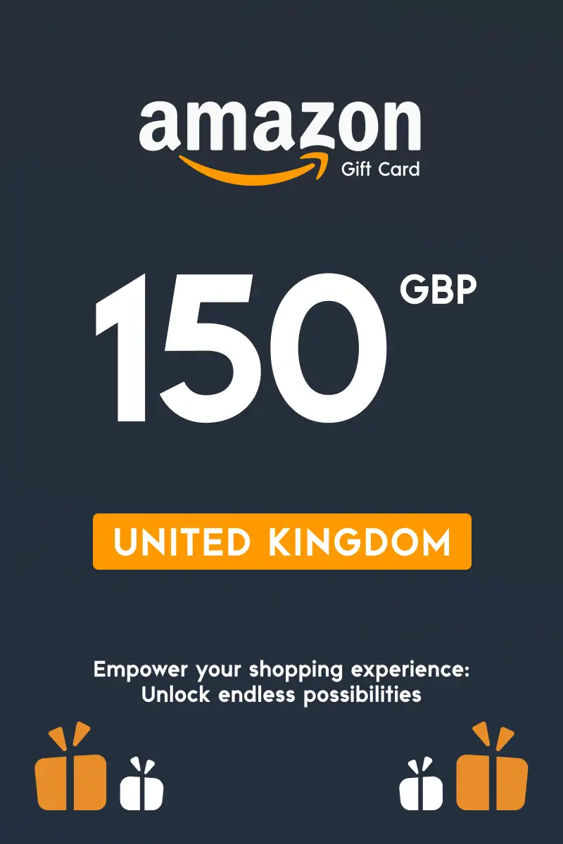 Amazon 150 GBP Gift Card (United Kingdom) - Digital Key