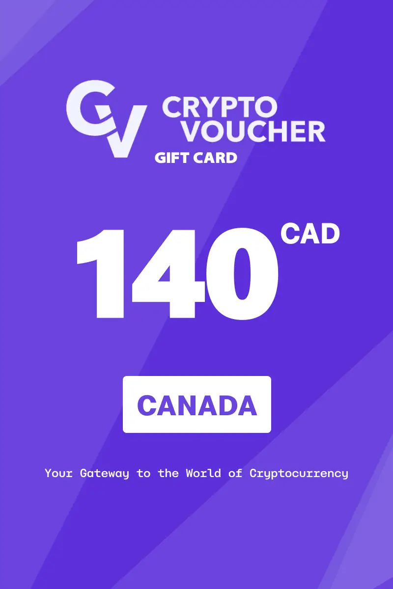 Crypto Voucher 140 CAD Gift Card (Canada) - Digital Key