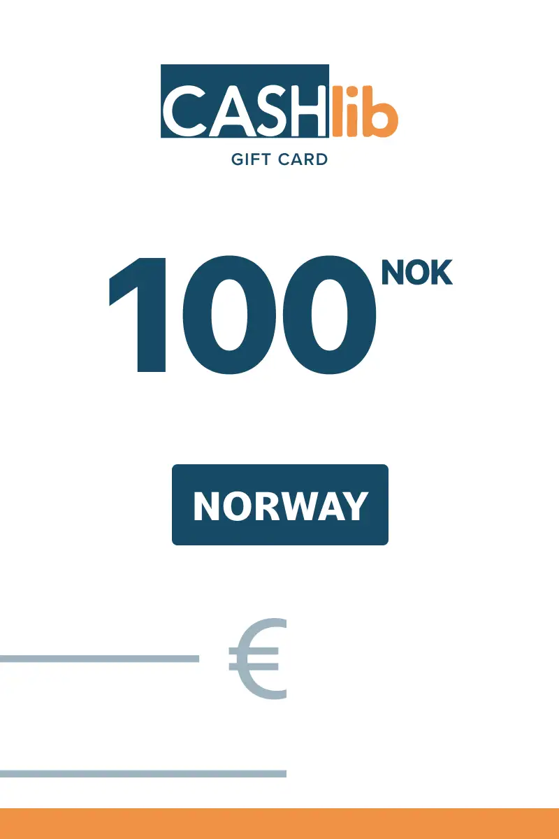 CASHlib 100 NOK Gift Card (Norway) - Digital Key