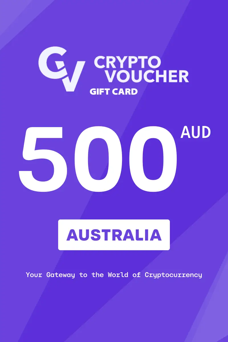 Buy Crypto Voucher 500 AUD Gift Card (Australia) - Digital Key