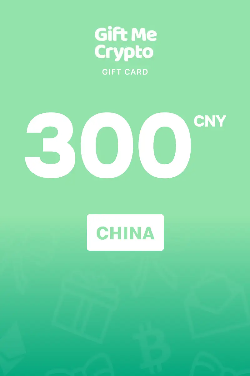Gift Me Crypto 300 CNY Gift Card (China) - Digital Key