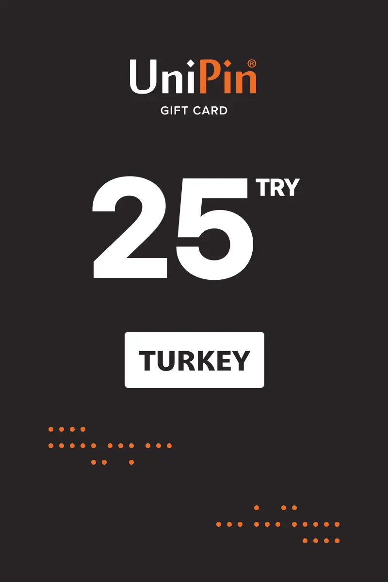 UniPin 25 TRY Gift Card (Turkey) - Digital Key