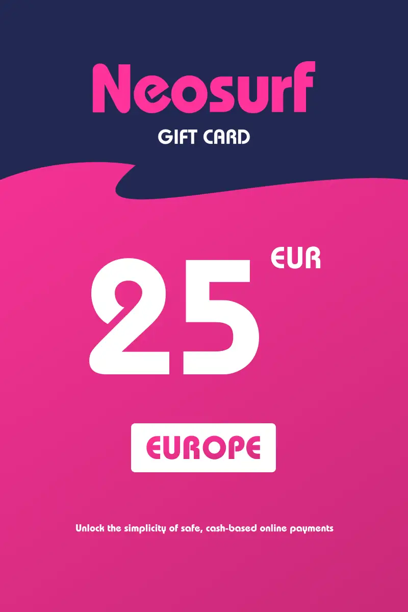 Buy Neosurf 25 EUR Gift Card (Europe) - Digital Key