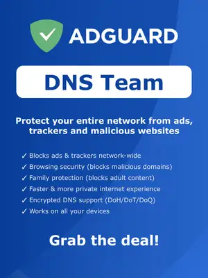 AdGuard DNS Team (Global) (PC / Mac / Android / iOS) 200 Devices 1 Year - Digital Key