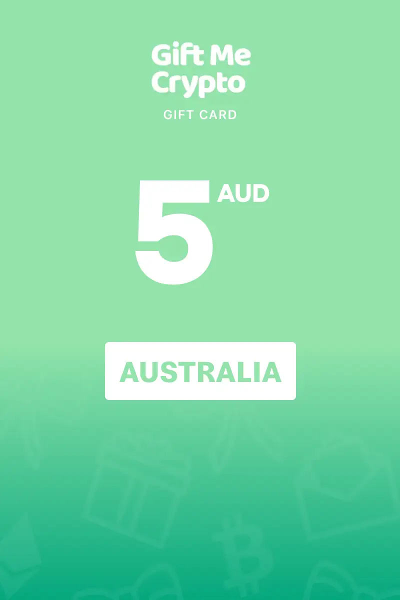 Gift Me Crypto 5 AUD Gift Card (Australia) - Digital Key
