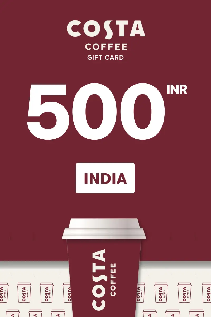 Costa Coffee 500 INR Gift Card (India) - Digital Key