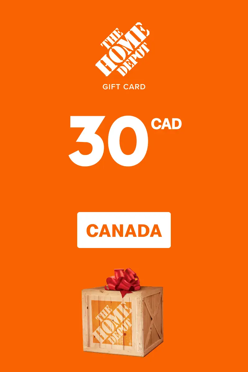 Home Depot 30 CAD Gift Card (Canada) - Digital Key