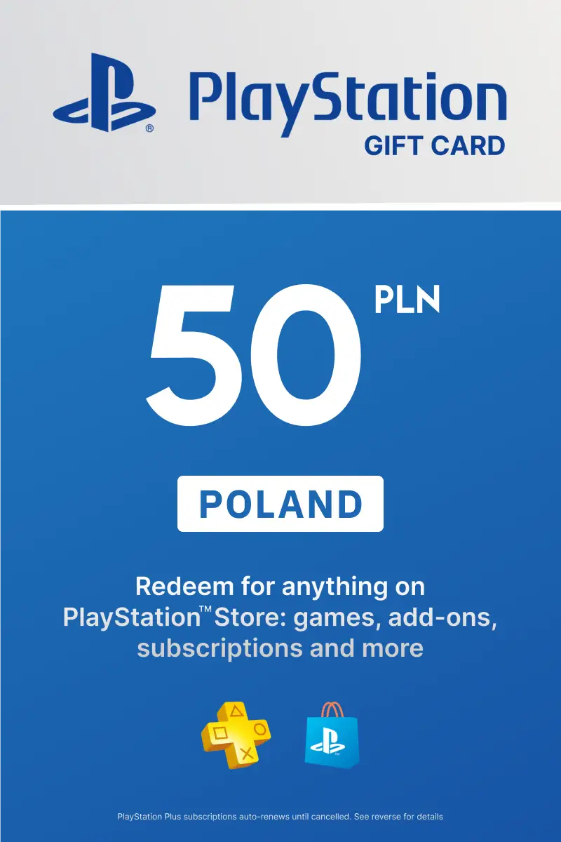 PlayStation Store 50 PLN Gift Card (Poland) - Digital Key