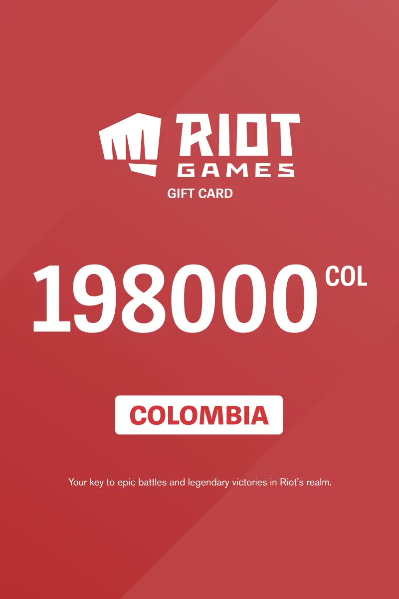 Riot Access 198000 COL Gift Card (Colombia) - Digital Key