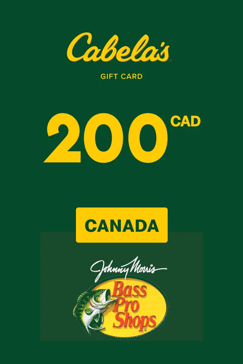 Cabela's 200 CAD Gift Card (Canada) - Digital Key