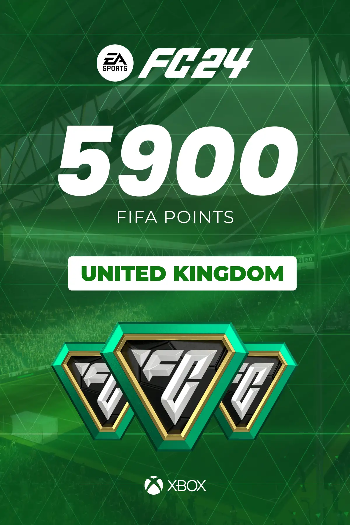 EA SPORTS FC 24 - 5900 FC Points (United Kingdom) (Xbox One / Xbox Series X|S) - Xbox Live - Digital Key