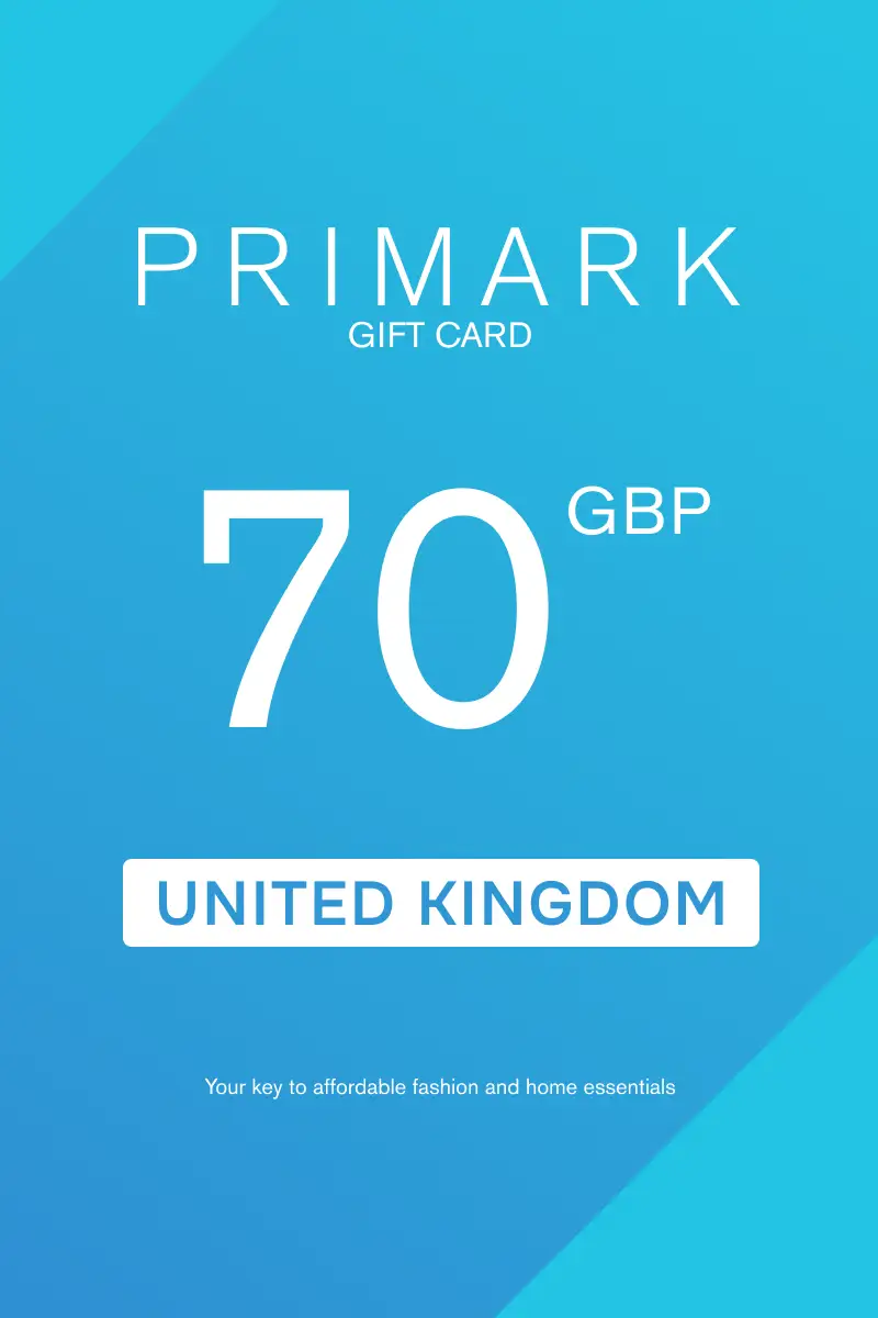 Primark 70 GBP Gift Card (United Kingdom) - Digital Key