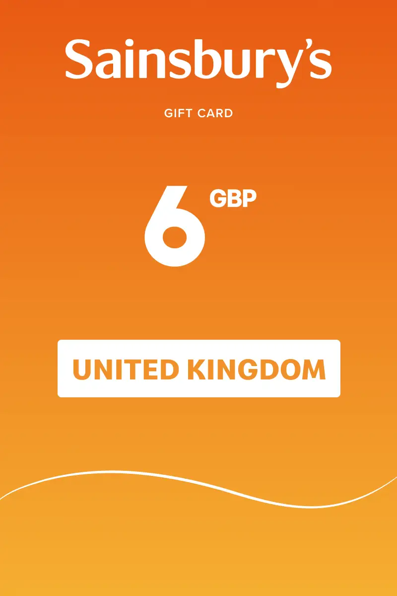 Sainsbury's 6 GBP Gift Card (United Kingdom) - Digital Key