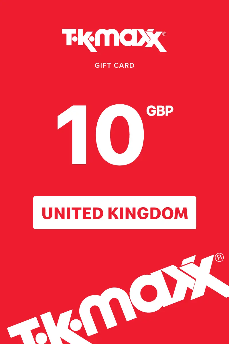TK Maxx 10 GBP Gift Card (United Kingdom) - Digital Key