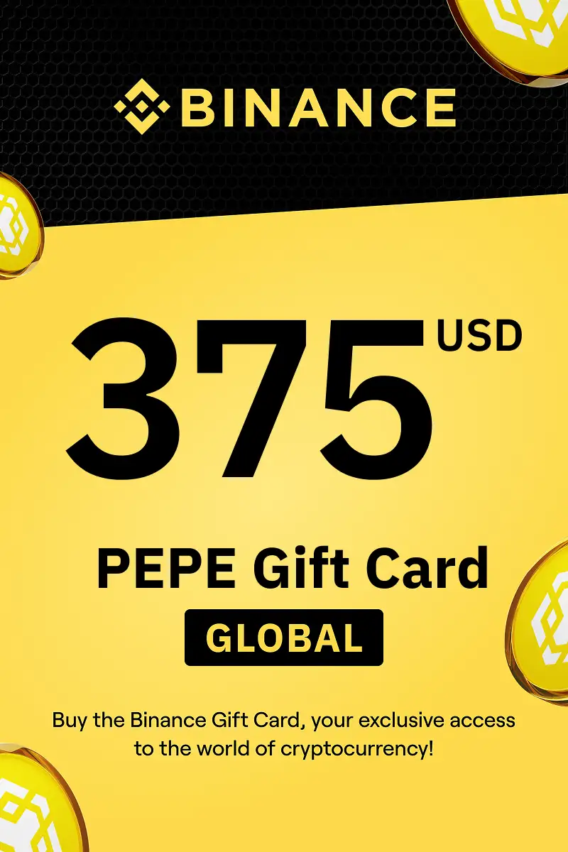 Binance (PEPE) 375 USD Gift Card (Global) - Digital Key