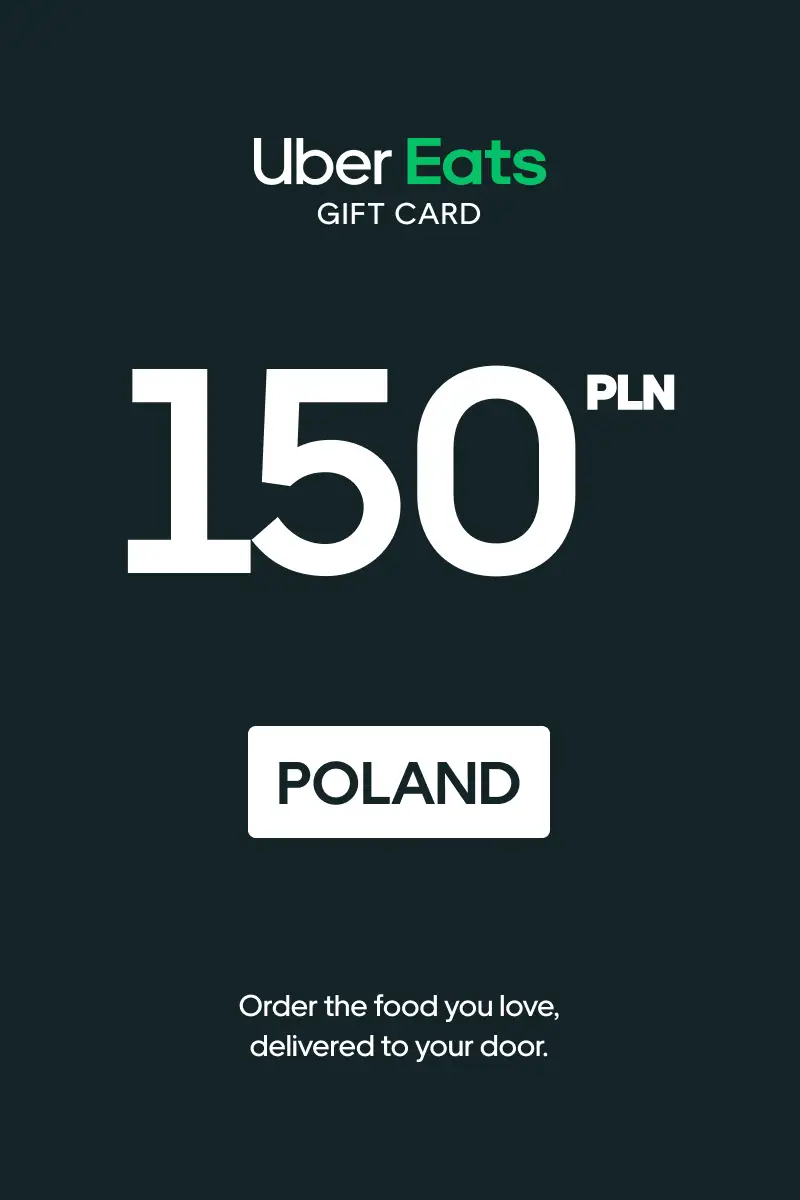 Uber Eats 150 PLN Gift Card (Poland) - Digital key