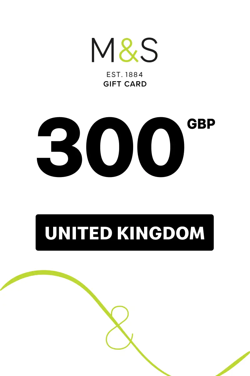Marks and Spencer 300 GBP Gift Card (United Kingdom) - Digital Key