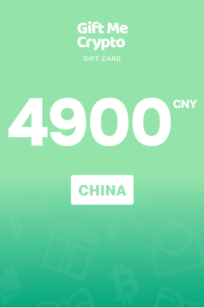 Gift Me Crypto 4900 CNY Gift Card (China) - Digital Key