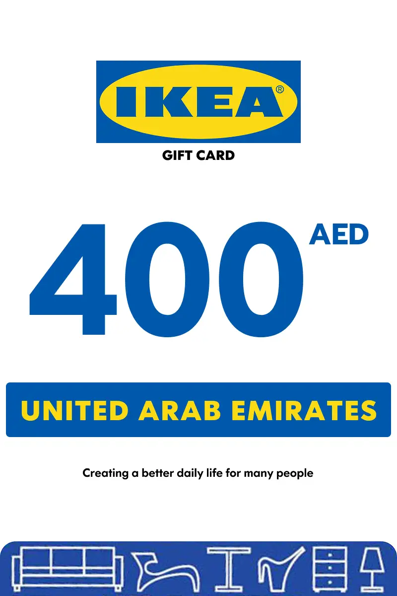 IKEA 400 AED Gift Card (United Arab Emirates) - Digital Key