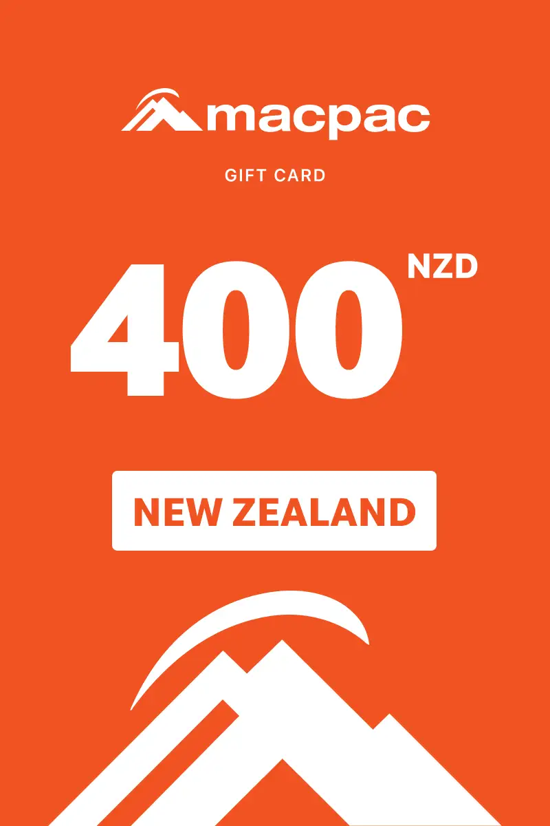 Macpac 400 NZD Gift Card (New Zealand) - Digital Key