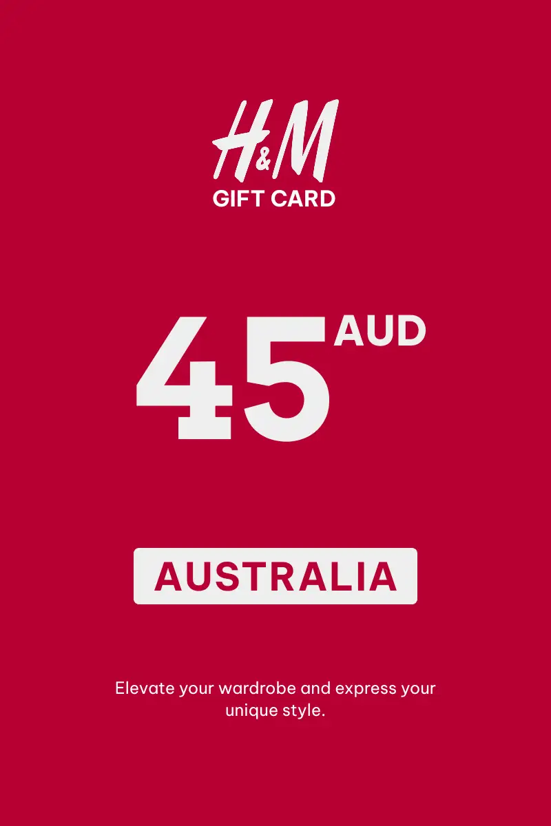 HandM 45 AUD Gift Card (Australia) - Digital Key